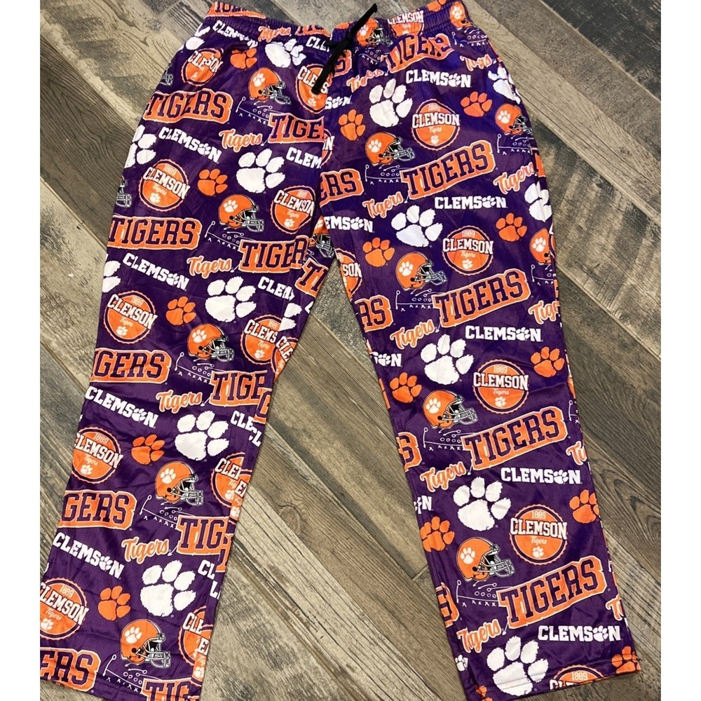 NWT‎ FOCO Clemson Tigers Pajama Sleepwear Lounge Pants Soft Super Fleece XL